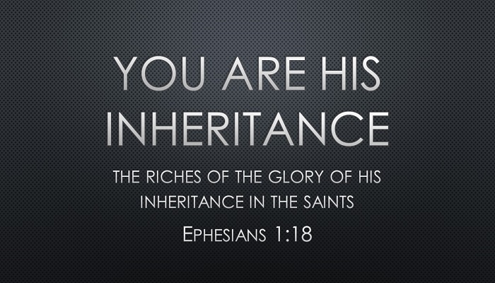 Believers Are Christ S Inheritance The Glory Of His Grace